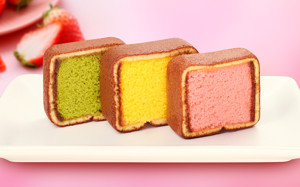 カステラ巻いちご